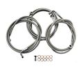 La Choppers Stainless Steel Brake Line Kit 18-20in Ape Hangers La-8051b19 