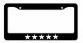 License Plate Frame For Five Star 5 Funny Drifting Racing Jdm Black Holder Style-gd587-36 