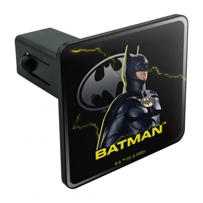 The Flash Batman Tow Trailer Hitch Cover Plug Insert 1 4 Inch 25