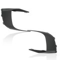 Front Left Right Bumper Air Guide Trim Frame Cover 2 Pcs Pp Black 