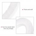 Uxcell Weather Stripping Brush 10ft L X 3 W 0 5 H Self-adhesive Seal Weatherstrip Sweep White For Door Window