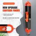Eewudwok Precise Contour Gauge Scribe Marking Tool Copying Angles And Odd Shapes With Adjustable Lock Construction Rulers For
