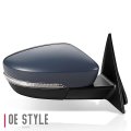 Vw1321147 Factory Style Passenger Right Side Mirror Manual Folding Power Adjust Heated Glass Turn Signal Compatible With Vw