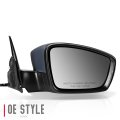 Vw1321147 Factory Style Passenger Right Side Mirror Manual Folding Power Adjust Heated Glass Turn Signal Compatible With Vw