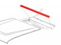 Auto Krafters Compatible Replacement For Hood-to-cowl Seal With Installed Clips 1963-64 Fairlane Ranch Wagon C3oz-16740