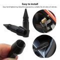 8 Pack Universal Spiked Aluminum Stem Valve Caps Car Wheel Tire Airdust Waterproof For Automobiles Motorcycles Trucks Bikes