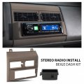 G-plus Single Din Radio Stereo Dash Kit Beige W Storage Pocket Compatible With 1992-1994 Chevy Crew Cab Dually Fits Blazer Full