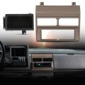 Single Din Radio Stereo Dash Kit Beige W Storage Pocket For 1992-1994 Chevy Crew Cab Dually Fits Blazer Full Size 1988-1994
