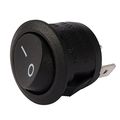 Uxcell 3pin Spdt 2 Position I O Round Button Toggle On Off Rocker Switch Ac250v 10a 125v 12a