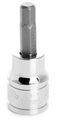 W38896 3 8 In Drive 6 Mm Hex Bit Socket Chrome Vanadium Steel Corrosion Resistant Finish Recessed End For Tamper Automotive 