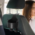 Packove Headrest Cup Holders 2pcs Auto Door Drink Bottle Car Back Seat Holder With Hooks For Soda Cans Coffee Mug Travel