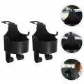 Packove Headrest Cup Holders 2pcs Auto Door Drink Bottle Car Back Seat Holder With Hooks For Soda Cans Coffee Mug Travel
