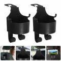 Packove Headrest Cup Holders 2pcs Auto Door Drink Bottle Car Back Seat Holder With Hooks For Soda Cans Coffee Mug Travel