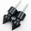 Xkh- Black Spike Swingarm Spools No Logo 6mm Thread Compatible With Aprilia Dorsoduro 750 2008-2009 R1 Yzf-r1 1998-2013 R6
