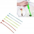 6 Pack Drain Hair Cleaner Tool Clog Remover Auger Cleaning For Shower Kitchen Sink Bath Tub Bathroom