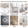 6 Pack Drain Hair Cleaner Tool Clog Remover Auger Cleaning For Shower Kitchen Sink Bath Tub Bathroom