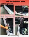 Chrome Door Sills For 2013-2017 Toyota Rav4 Triple Plated Abs Plastic Protective Sill Guards Silver Finish 