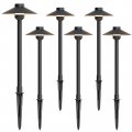 Goodsmann Low Voltage Pathway Lights 6pk Kits 120 Lumen Outdoor Landscape Lighting Replaceable 1 5w G4 Led Walkway 3000k Warm 