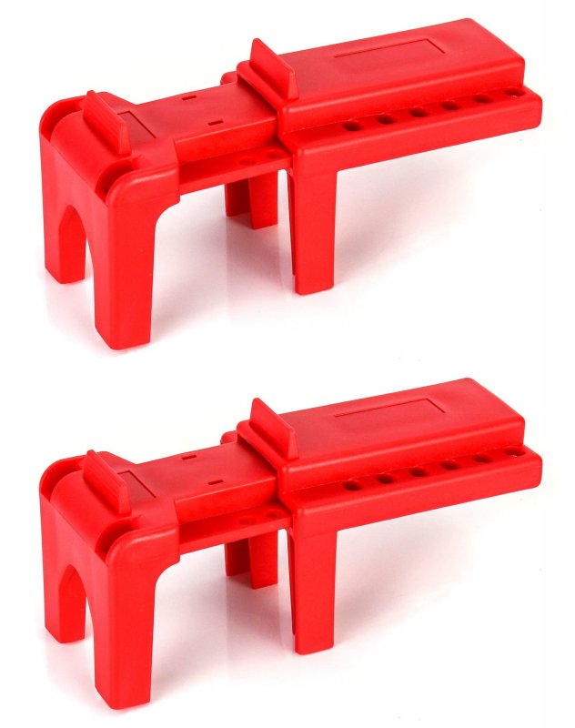 Ball Valve Lockout Safety Lock 1 2-1 Diameter 2 Pack Red