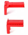 Ball Valve Lockout Safety Lock 1 2-1 Diameter 2 Pack Red