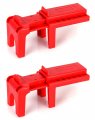 Ball Valve Lockout Safety Lock 1 2-1 Diameter 2 Pack Red