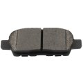 Rear D1288 Ceramic 4pcs W Hardware Disc Brake Pad Set 