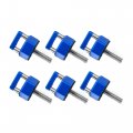 Blue Billet Aluminum Hard Top Quick Removal Fastener Thumb Screws With Integrated D Ring For Jeep Wrangler Jk 2007 2018 Jl 2022