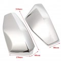 Hiyoyo Chrome Motorcycle Left Right Battery Side Fairing Covers Panel Oil Tank Cover For Honda Vtx1300 2003-2009 2007