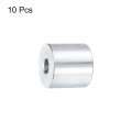 Uxcell 10pcs Aluminum Spacer 4 Bore X 3 Od 5 8 Length Screw Standoff Bushing Plain Finish Round Metal For 1 Id Screws Bolts And