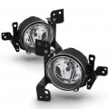 Acanii For 2014-2015 Mitsubishi Mirage Glass Bumper Fog Lights Lamps W Switch Assembly Driver Passenger Side