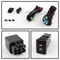 Acanii For 2014-2015 Mitsubishi Mirage Glass Bumper Fog Lights Lamps W Switch Assembly Driver Passenger Side