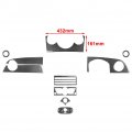 Lirun Black Full Set Interior Trim Kit 13pcs Dashboard Panel Gear Shift Decoration Cover For Bmw Mini Cooper R50 R53 05-06