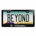 Ipick Image For Cadillac Logo In 3d On Real Carbon Fiber Finish Abs Plastic License Plate Frame Is Official Licensed
