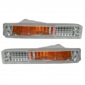 Honda Civic Signal Light Assembly 1990-1991 Pair Driver And Passenger Side Hatchatchback Sedan For Ho2530108 Ho2531108