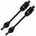 Caltric Rear Left And Right Cv Joint Axles Compatible With Polaris Ranger 1000 Diesel 2015 2016 2017