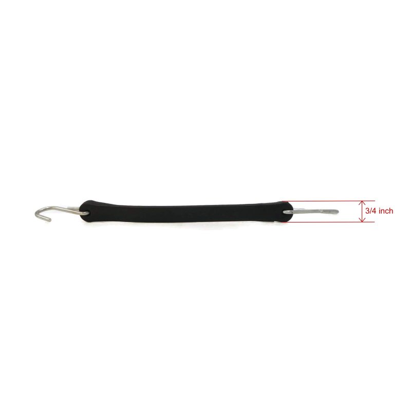 The Rop Shop 20 9 Rubber Tarp Straps Heavy Duty Black Epdm Multi-purpose Tie Down Stretch