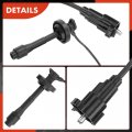 A-premium Ignition Spark Plug Wires Set Of 4 Compatible With Toyota Corolla 1998 1999 2000 2001 2002 L4 1 8l