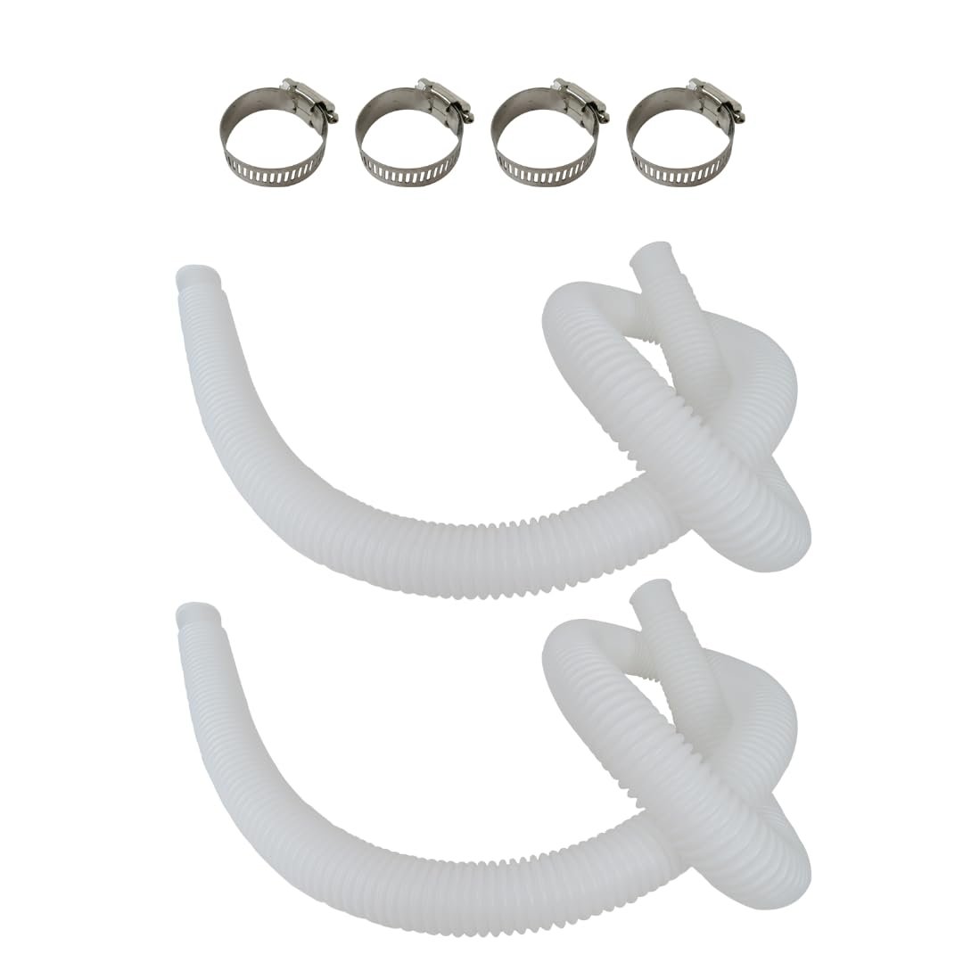 2 Pack Pool Pump Replacement Hose 1 25 Diameter 59 Long Filter Hoses For Intexx 607 637