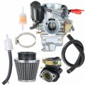 24mm Carburetor Replacement For Gy6 150cc Scooter Kazuma Taotao Sunl Carb With Air Filter Atv Go Kart 