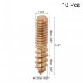 Uxcell 1 4-20 X 1-1 4 Hanger Bolts Double Head Dowel Screw For Wood Furniture 10pcs