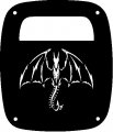Jeeptails Dragon Tail Lamp Light Covers For Jeep Wrangler Yj And Tj Black Set Of 2 