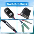 Outboard Trim Tilt Switch 87-18286a26 87-18286a2 For Mercury Mariner Remote Control Box Rocker Replaces 87-18286a43 87-16991a1