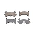 Carlights360 For Pontiac Firebird 1990 1991 1992 Disc Brake Pads Semi Metallic Friction Material 73 Millimeters 2 87 Inches 