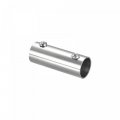 Uxcell Rail Pipe Fitting 2-way 60mm Length 304 Stainless Steel Straight Connector Polishing For 19mm 0 75 Od Handrail Railing 2