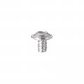 Uxcell Flanged Button Head Socket Cap Screws M3 4mm Hex Drive 304 Stainless Steel Fasteners Bolts Fully Threaded Machine Screw