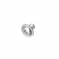 Uxcell Flanged Button Head Socket Cap Screws M3 4mm Hex Drive 304 Stainless Steel Fasteners Bolts Fully Threaded Machine Screw