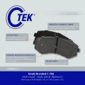 Centric Parts 102 08340 Series Semi Metallic Standard Brake Pad