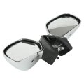 Rearview Side Mirrors With Turn Signal Lights For Honda Goldwing Gl1800 2001 2017 Motorcycle Convex Mirror Abs Plastic 