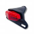 Yecnecty Retro Universal Lucas Style Black Motorcycle Led Brake Stop Rear Light Motorbike License Plate Indicator Tail Lamp 