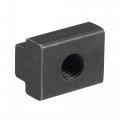 Uxcell M6 Thread T Slot Nuts Alloy Steel Black Oxide Finish Grade 8 Tapped Through T-nuts Furniture 10pcs